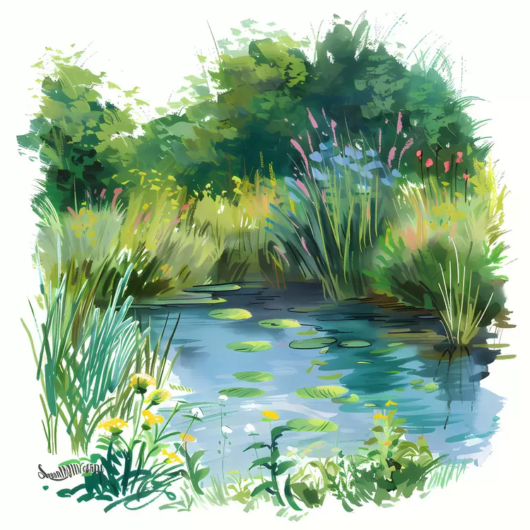 summer pond