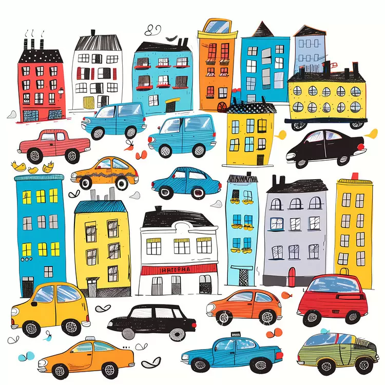 cars in city