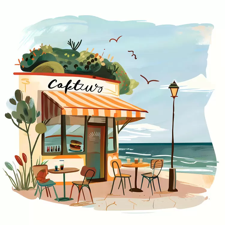 cafe beach