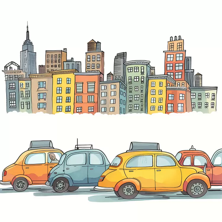 cars in city