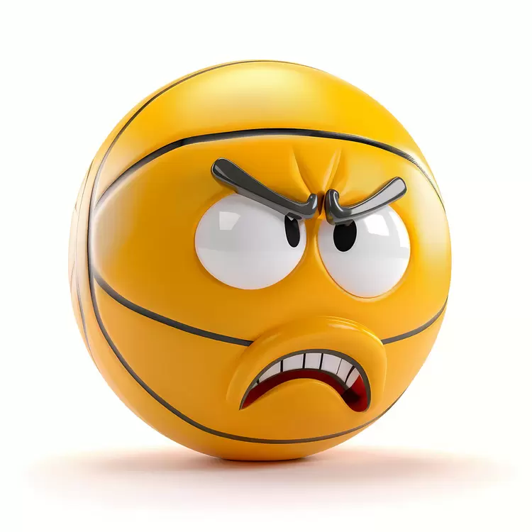 cartoon ball face