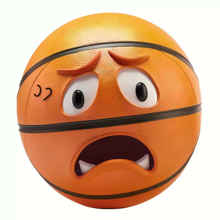 cartoon ball face