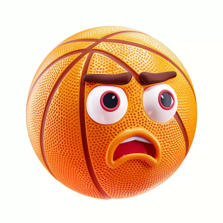 cartoon ball face