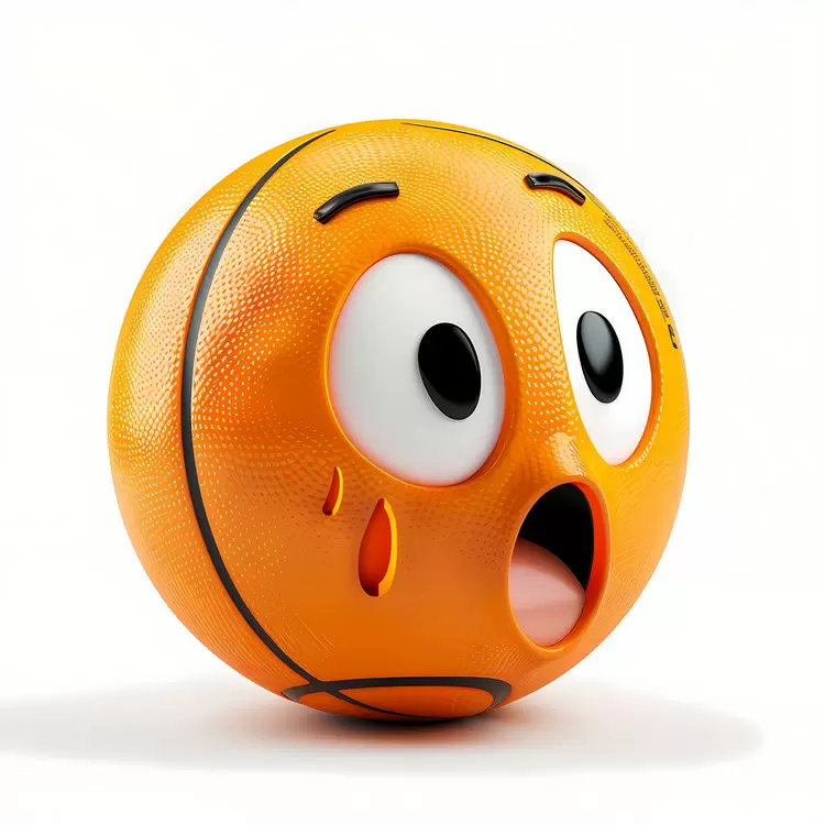 cartoon ball face