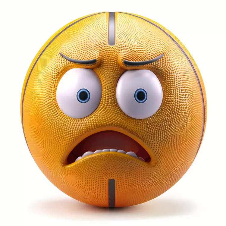 cartoon ball face
