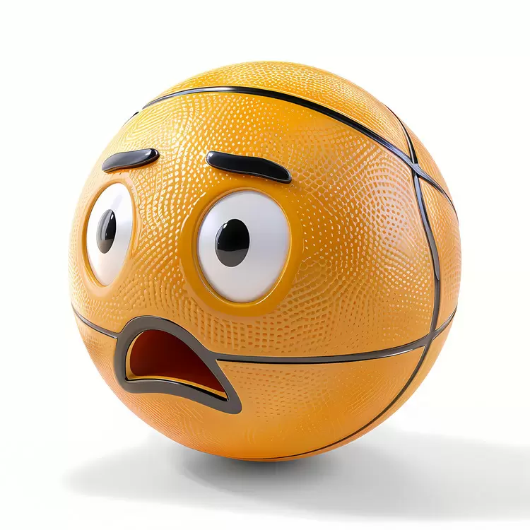 cartoon ball face