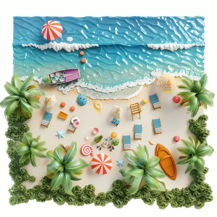 beach top view