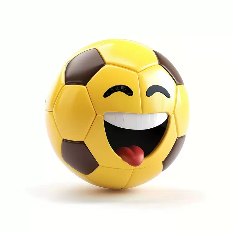 cartoon ball face
