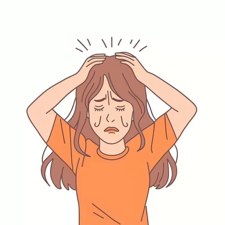 Woman headache
