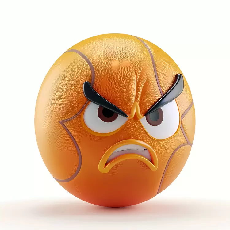 cartoon ball face