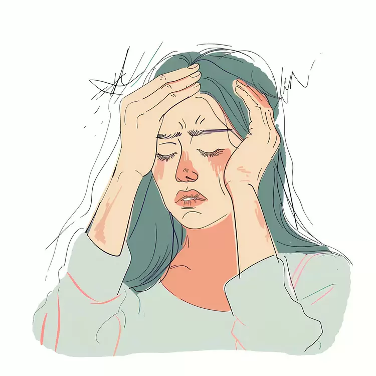 Woman headache