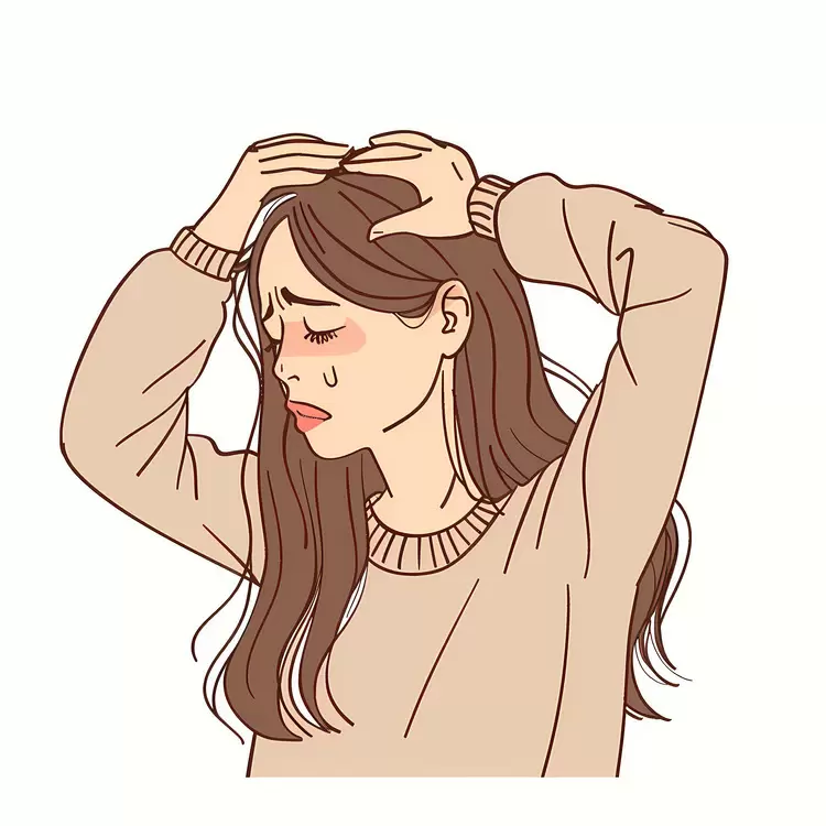 Woman headache