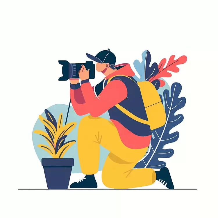 photographer taking photo
