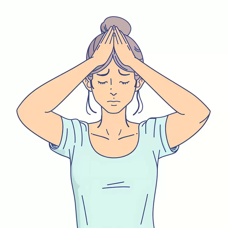 Woman headache