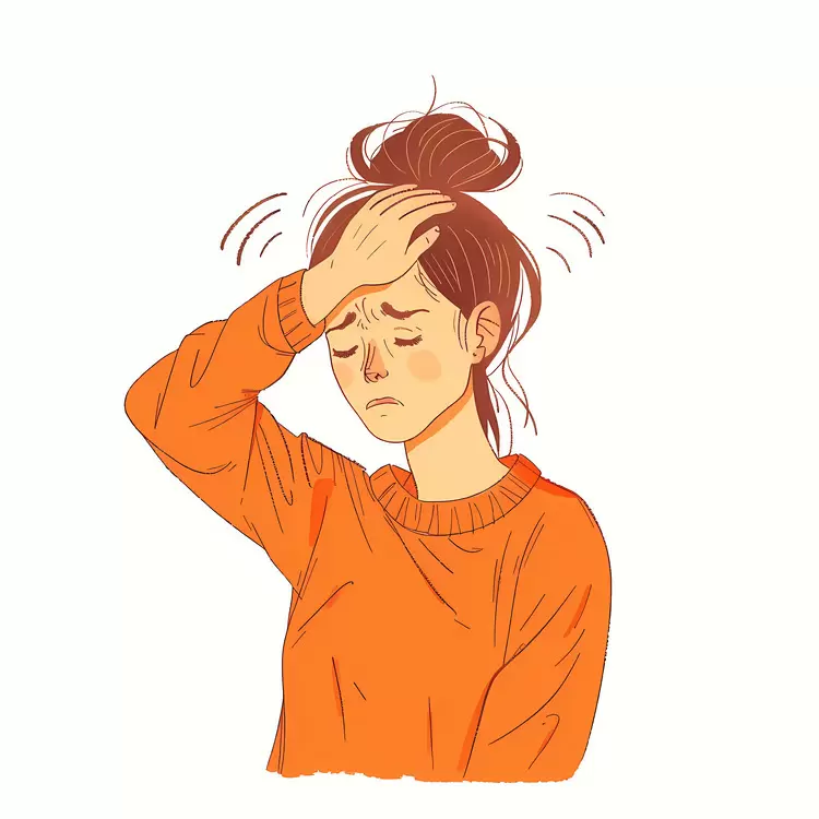Woman headache