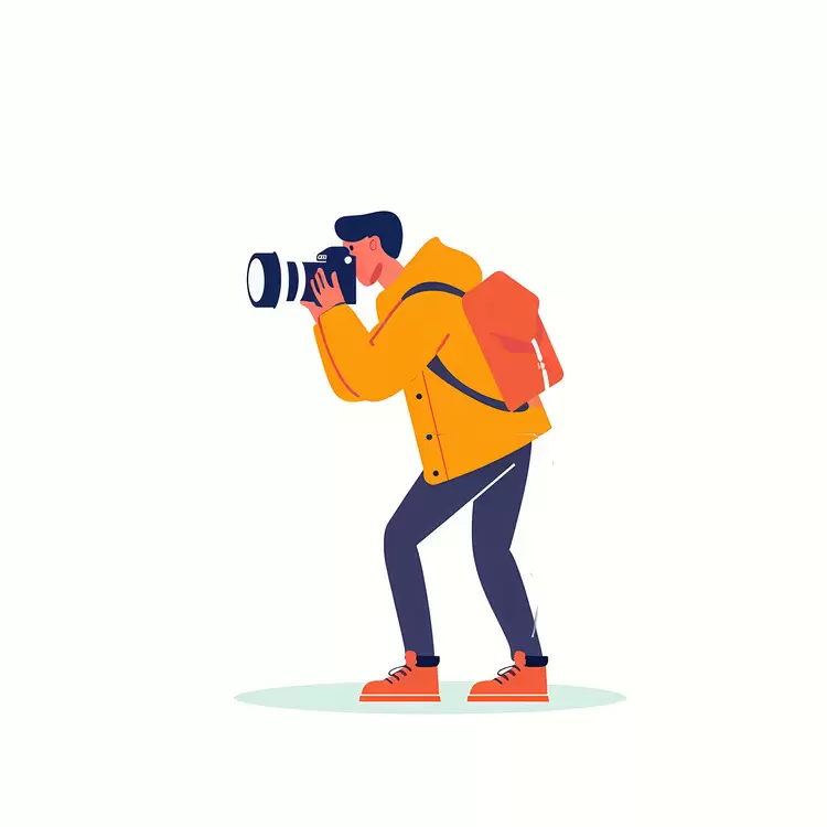 photographer taking photo