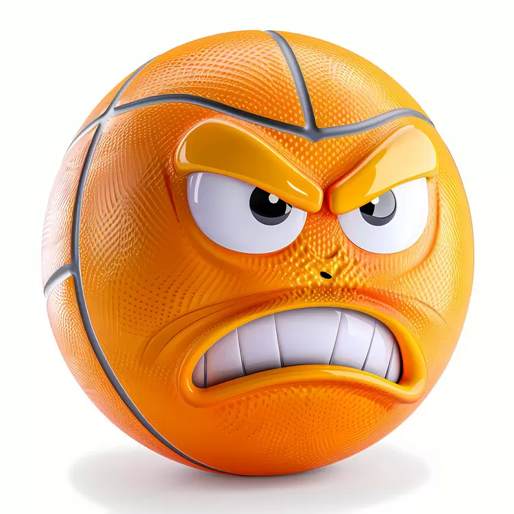 cartoon ball face
