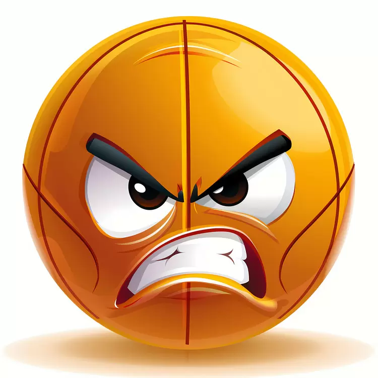 cartoon ball face