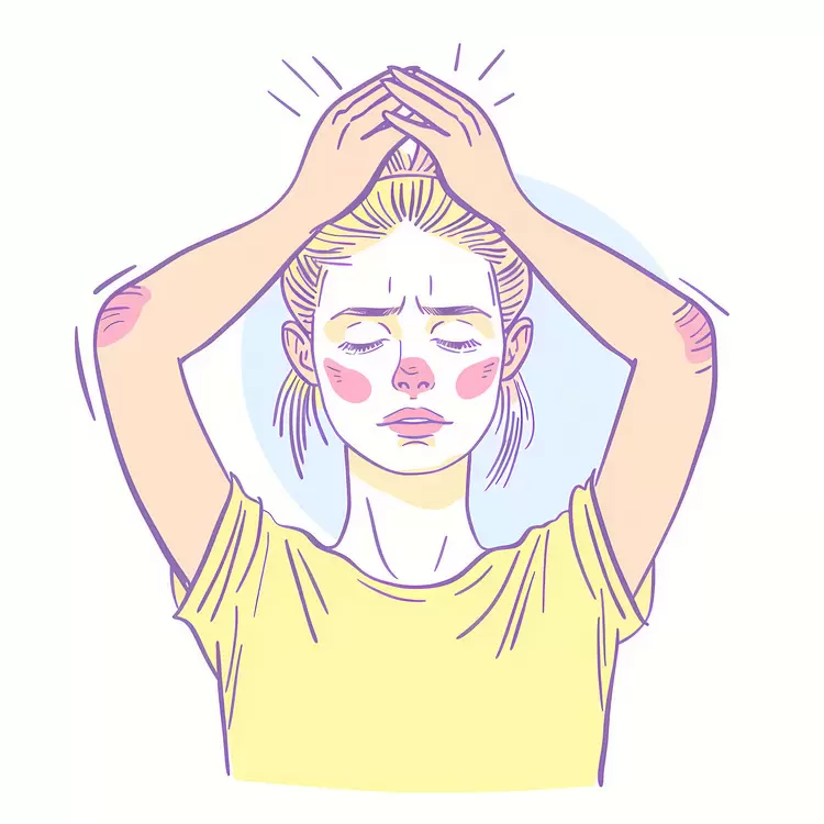 Woman headache