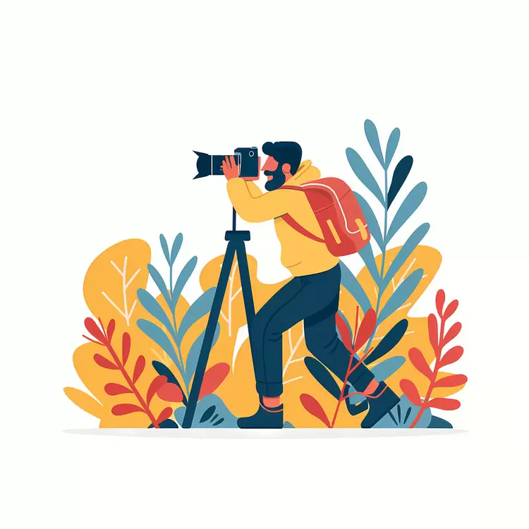 photographer taking photo