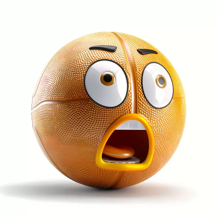 cartoon ball face