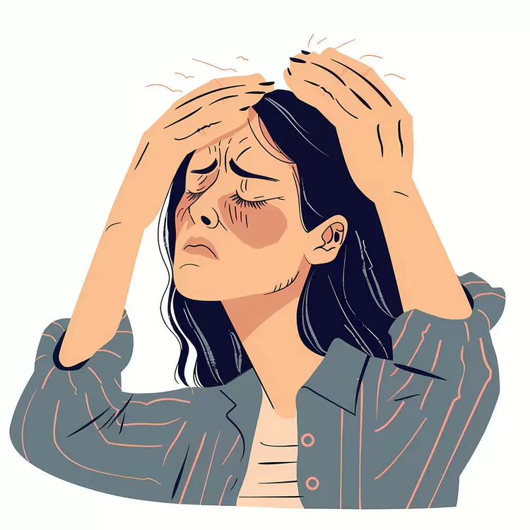Woman headache