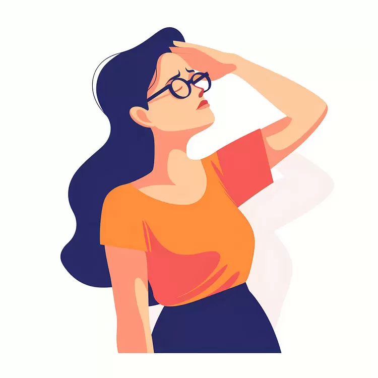 Woman headache