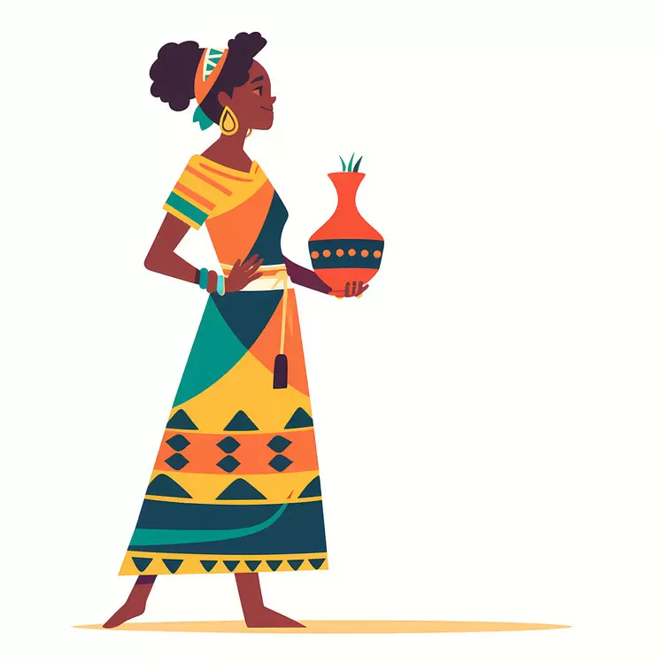 African aboriginal woman