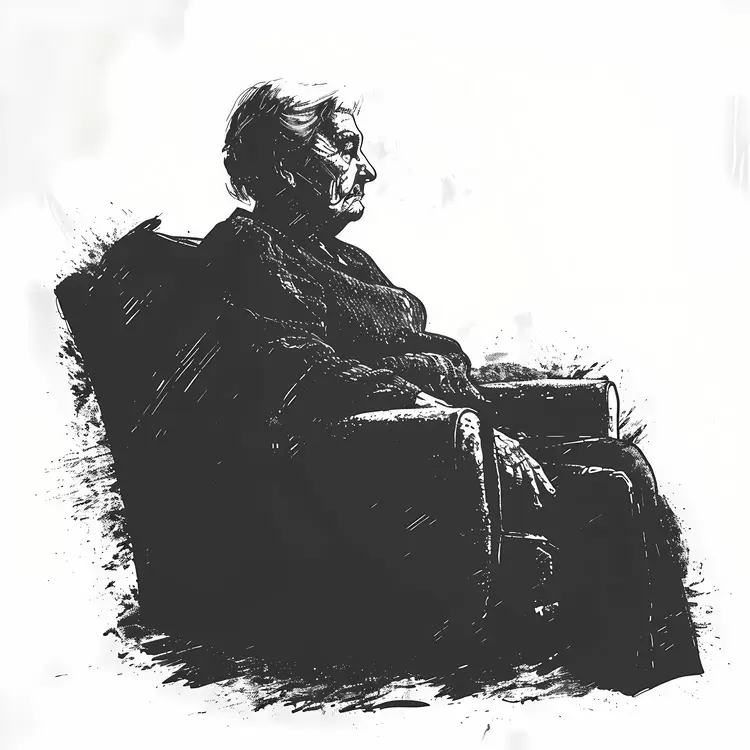 Tired Old Woman