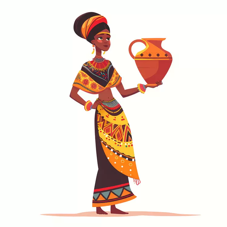 African aboriginal woman