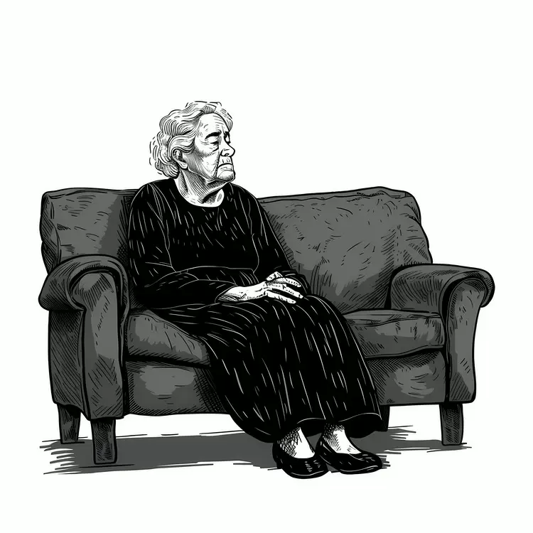 Tired Old Woman