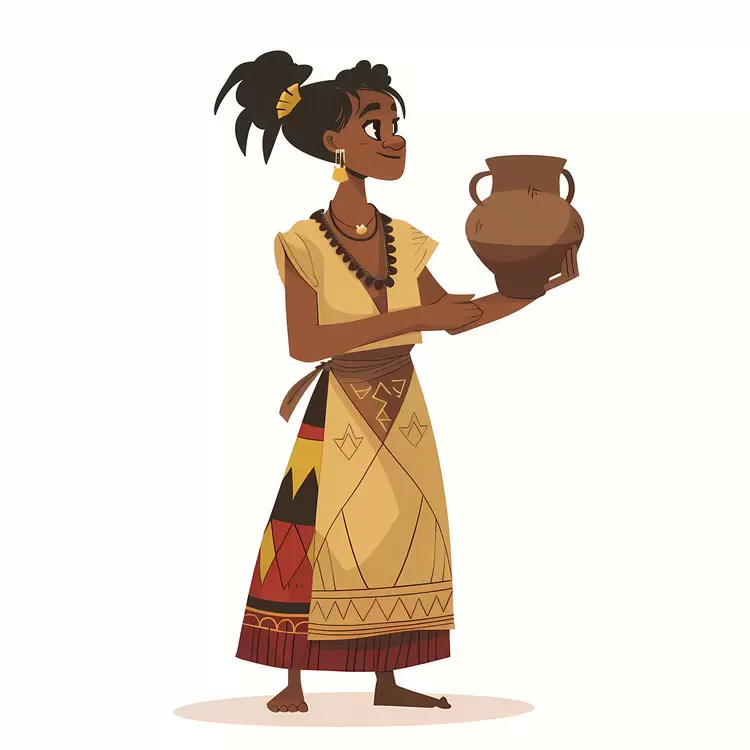 African aboriginal woman