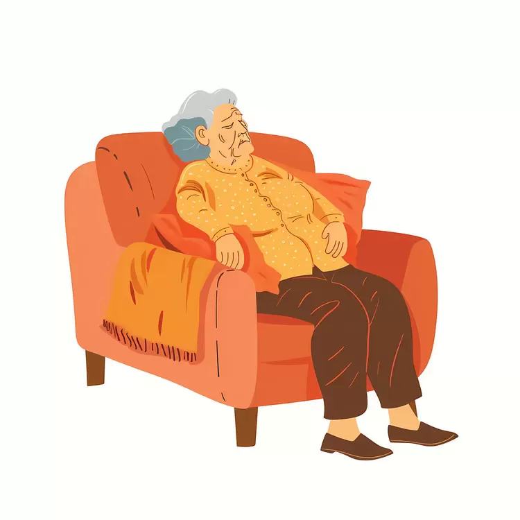 Tired Old Woman