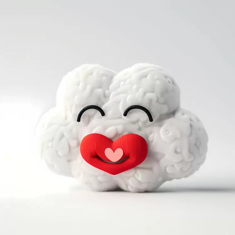 cartoon cloud face