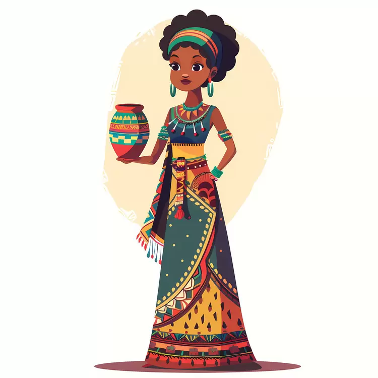 African aboriginal woman