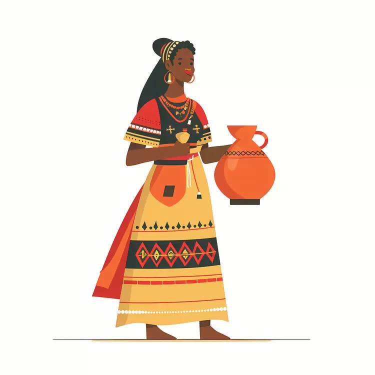 African aboriginal woman