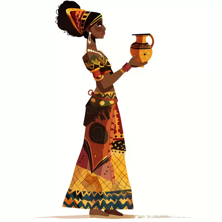 African aboriginal woman