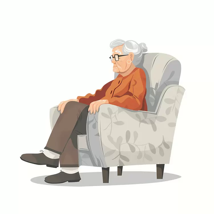 Tired Old Woman