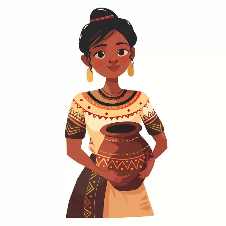 African aboriginal woman