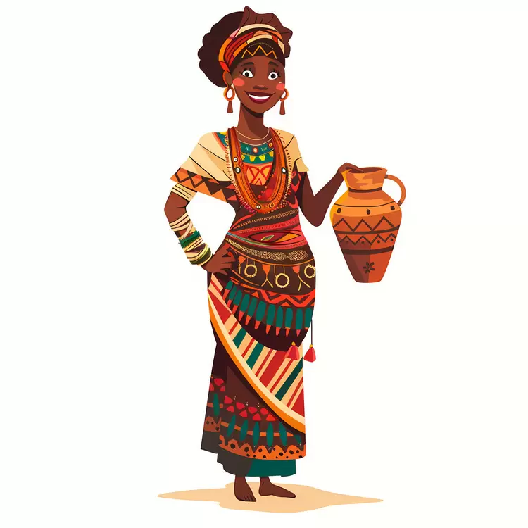 African aboriginal woman