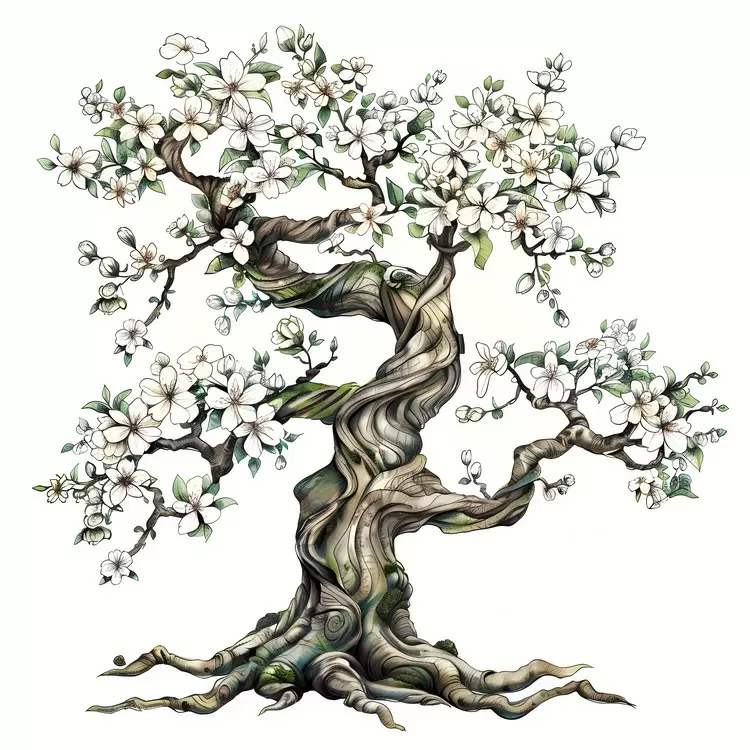 blooming tree