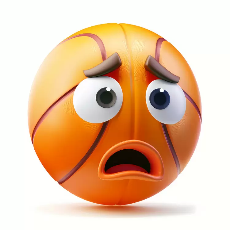 cartoon ball face