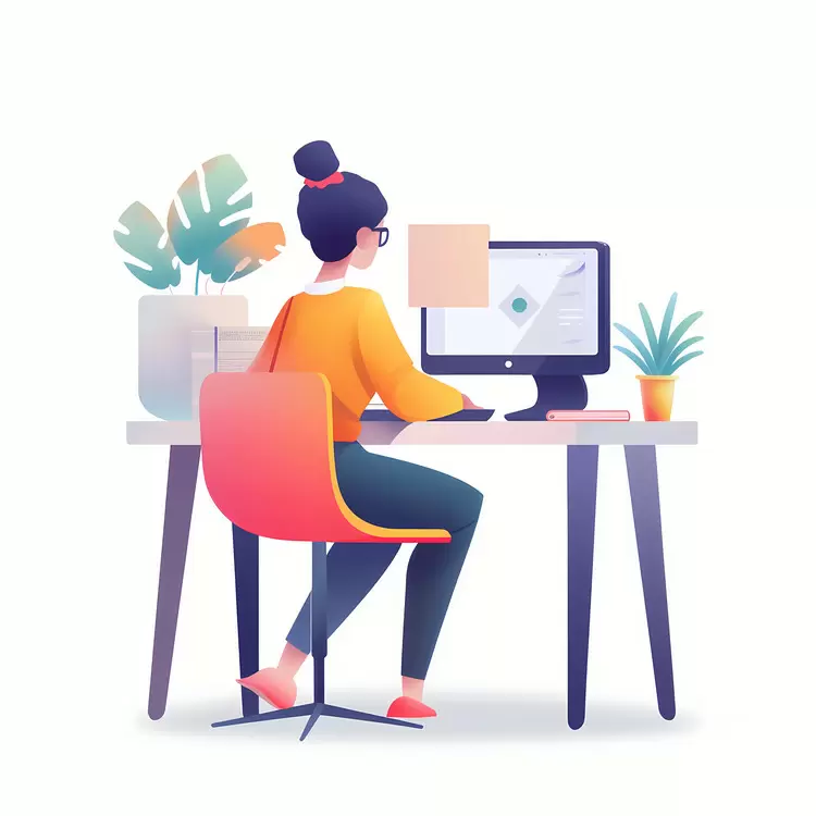 Businesswoman working