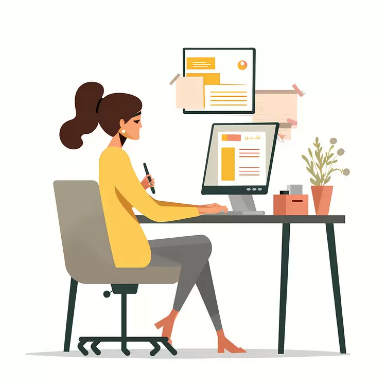Businesswoman working