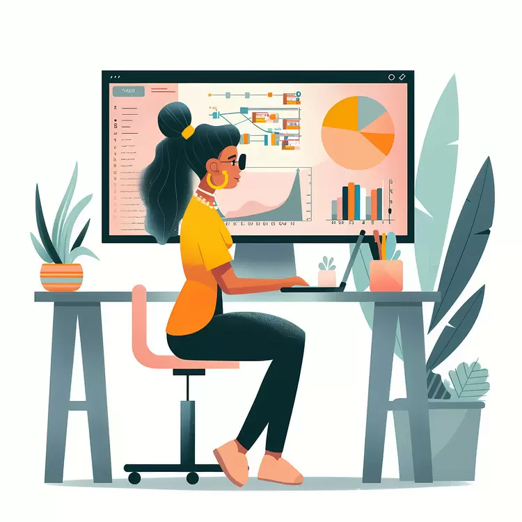 Businesswoman working