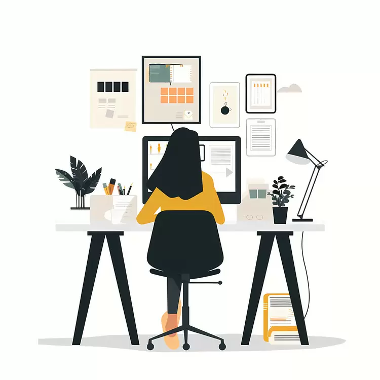 Businesswoman working