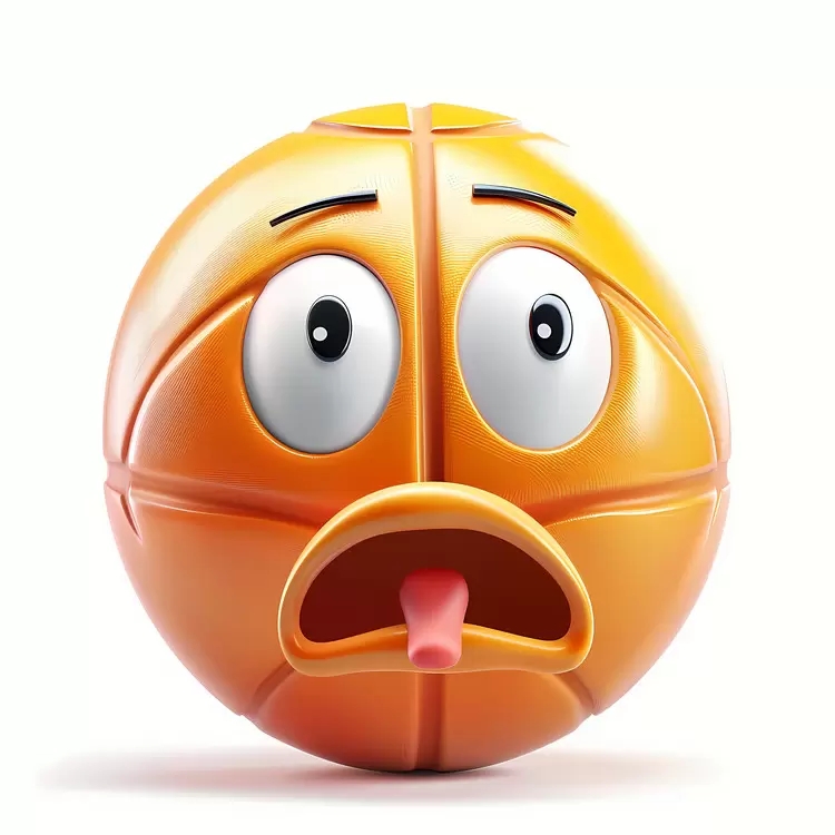 cartoon ball face