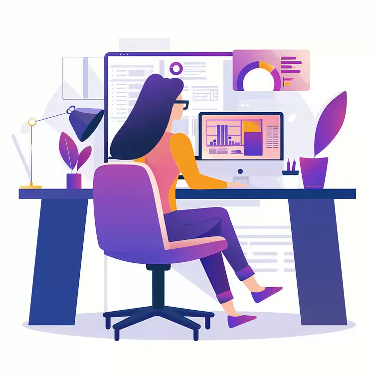 Businesswoman working