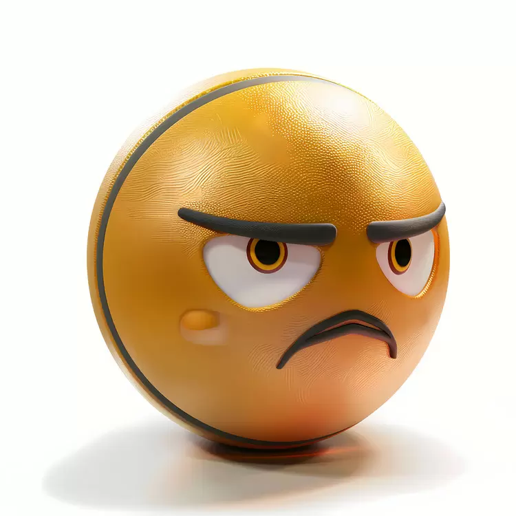 cartoon ball face