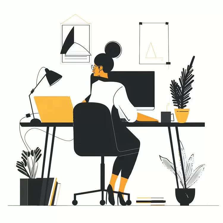 Businesswoman working